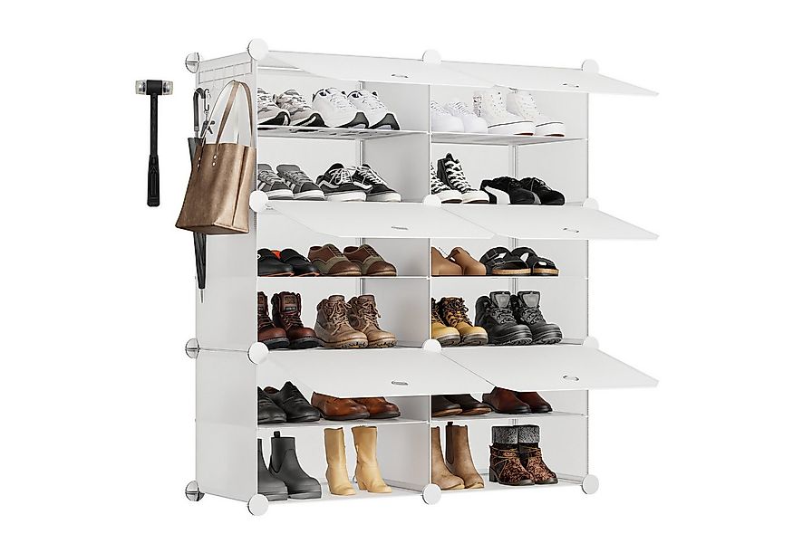 Sekey Schuhregal Schuhregal Schuhschrank Schuh-Organizer Stecksystem DIY-Re günstig online kaufen