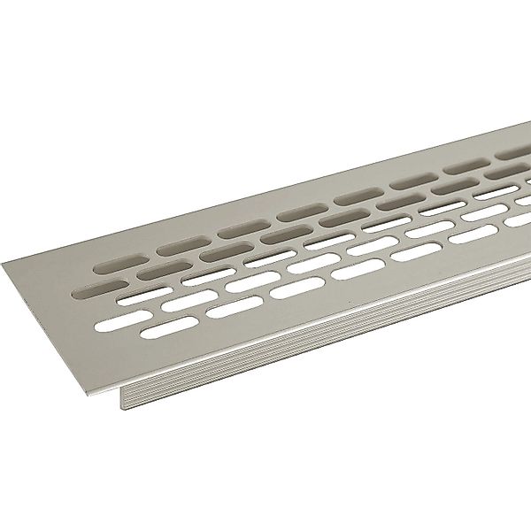 SOTECH Lüftungsgitter Lochblech 484 x 60 mm Edelstahloptik günstig online kaufen