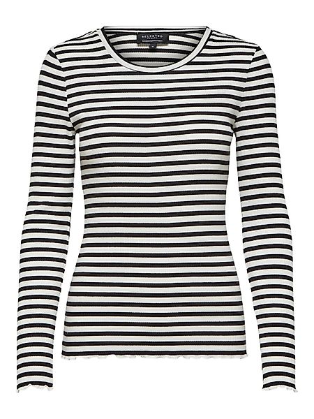 SELECTED FEMME Langarmbluse ANNA (1-tlg) Rüschen günstig online kaufen