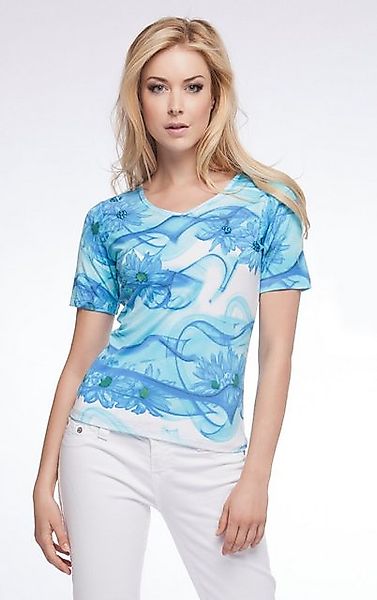 Passioni Print-Shirt mit abstraktem Blumendruck in günstig online kaufen