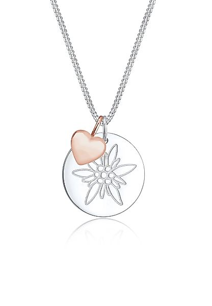 Elli Kette mit Anhänger Edelweiss Herz günstig online kaufen