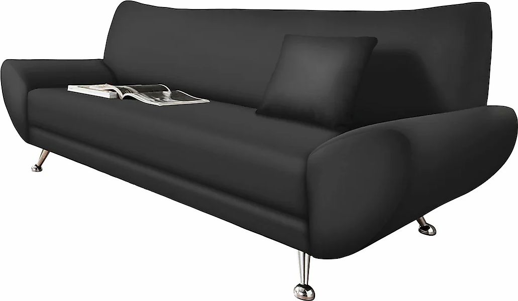 INOSIGN 3-Sitzer "Saltare elegant und komfortabel, toller Designfuß" günstig online kaufen