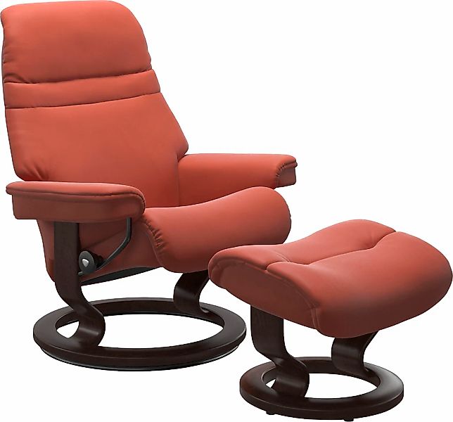 Stressless "Sunrise" mit Classic Base, Größe S, Gestell Braun, in 2 Lederqu günstig online kaufen