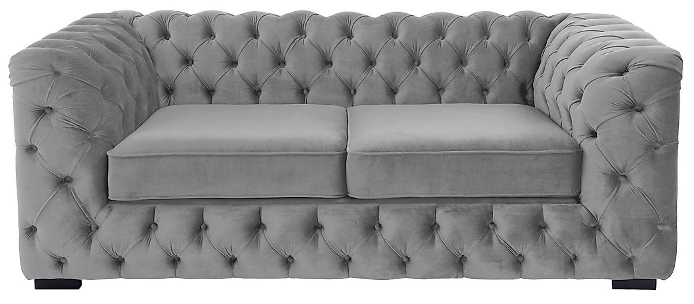 Home affaire Chesterfield-Sofa "Kalina" mit klassischer Chesterfield-Knopfh günstig online kaufen