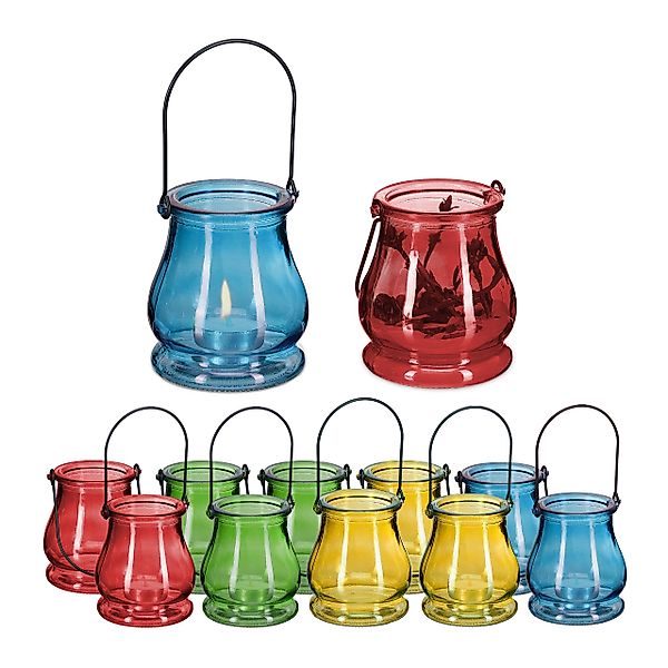 relaxdays Windlicht im 12er Set günstig online kaufen