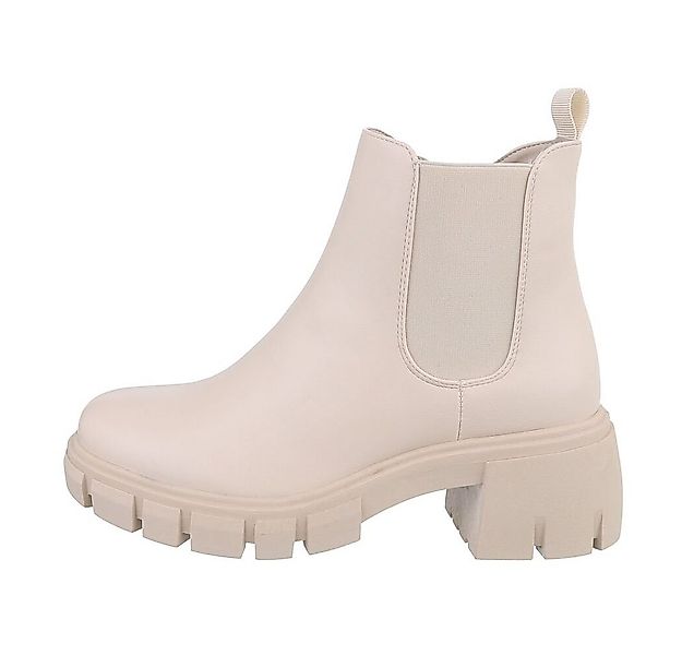 Ital-Design Damen Chelsea Freizeit Plateaustiefelette (84556885) Blockabsat günstig online kaufen