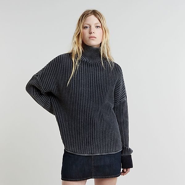 G-STAR Strickpullover Loose Overdyed Turtle Knit günstig online kaufen