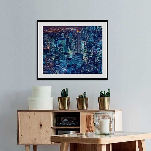 queence Bild »NYC«, Städte-Stadt-Amerika-Bilder von Amerika-Gebäude-Kunst, günstig online kaufen
