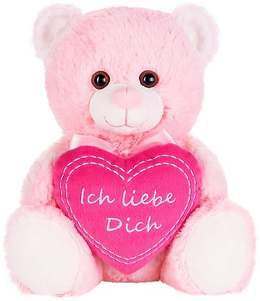 BRUBAKER Kuscheltier Teddybär mit Ich liebe Dich Herz (Valentinstagsgeschen günstig online kaufen