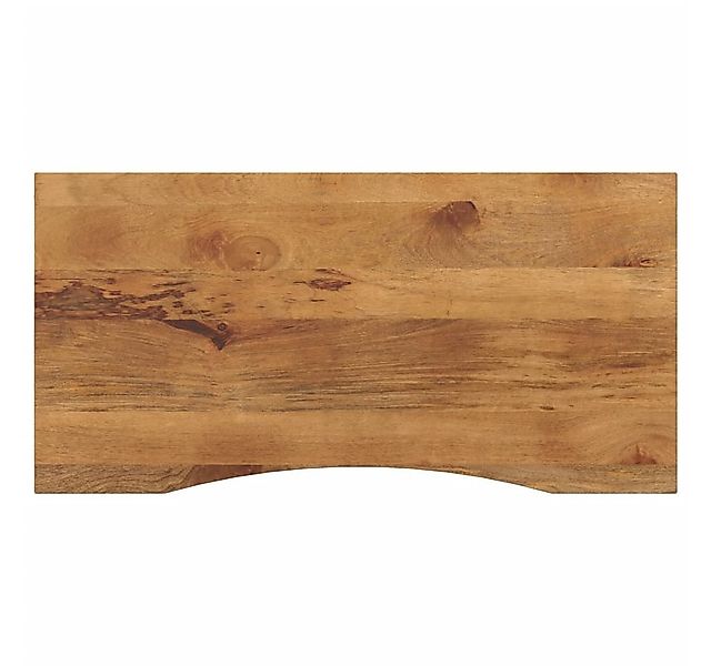 vidaXL Tischplatte Schreibtischplatte mit Aussparung 110x50x2,5cm Massivhol günstig online kaufen