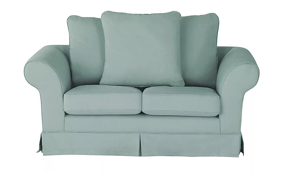 Hussensofa - blau - 166 cm - 70 cm - 92 cm - Polstermöbel > Sofas > 2-Sitze günstig online kaufen