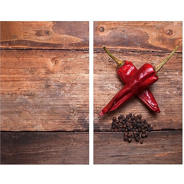 Allstar Glasabdeckplatten Pepper für Glaskeramik-Kochfelder  2er-Set günstig online kaufen