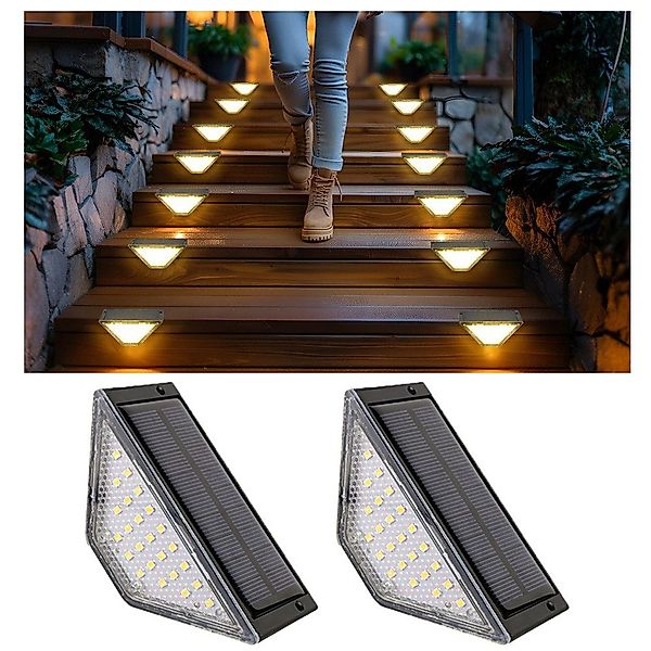 QUBEBU LED Solarleuchte 24LED Solarleuchten Garten günstig online kaufen