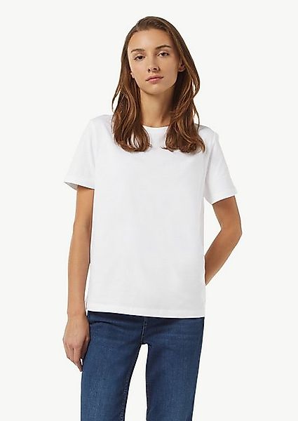 comma casual identity Kurzarmshirt Jersey-T-Shirt aus Baumwolle mit Logo-Fr günstig online kaufen