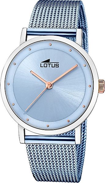 Lotus Chronograph Lotus Damenuhr Edelstahl hellbau Lotus, (Chronograph), Da günstig online kaufen