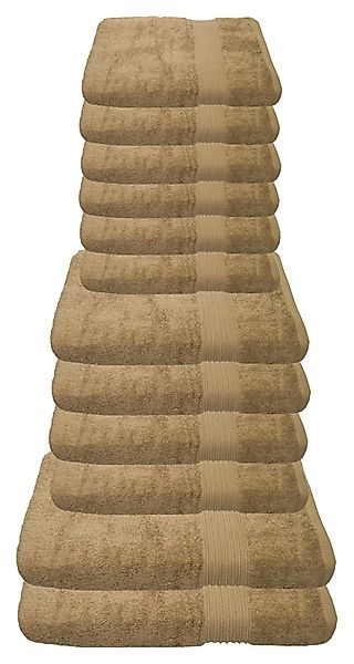 Julie Julsen Handtücher 12-Handtücher-Sand, Baumwolle (12-St) günstig online kaufen