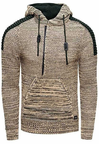 Rusty Neal Kapuzensweatshirt Knitwear mit praktischem Reißverschluss günstig online kaufen