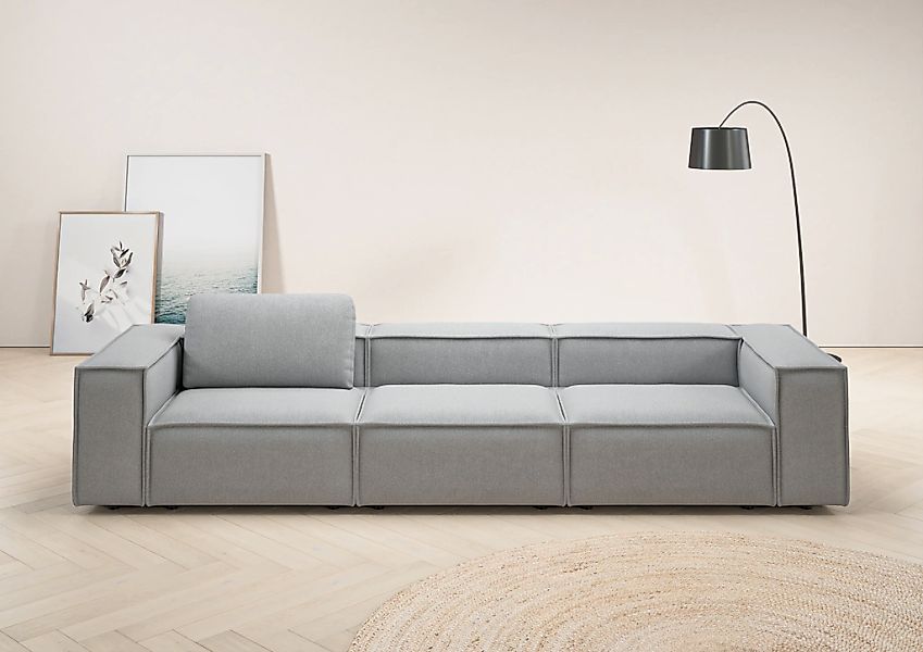 Home affaire 3,5-Sitzer "Watertown, modernes Big-Sofa XXL, 336 cm Breite, a günstig online kaufen