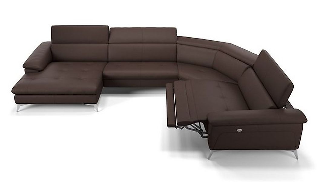 Sofanella Wohnlandschaft Leder STELLA, Wohnlandschaft, Ecksofa, Sofalandsch günstig online kaufen