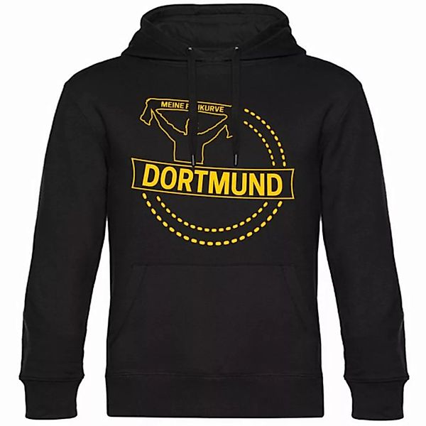multifanshop Kapuzensweatshirt Dortmund - Meine Fankurve - Pullover günstig online kaufen