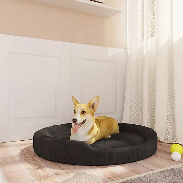 Vidaxl Hundebett Schwarz 70x55x23 Cm Plüsch günstig online kaufen