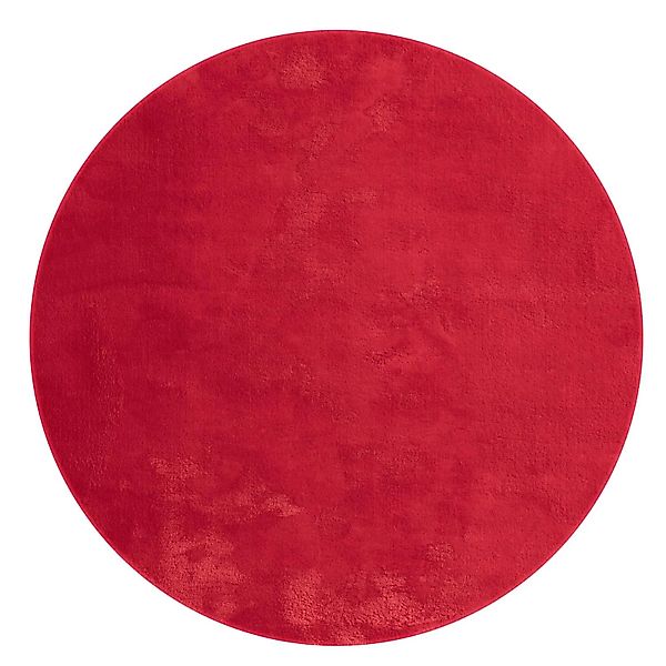 Floornovo Hochflor Teppich Nr. 10 Rund Einfarbig Durchmesser 200 cm günstig online kaufen
