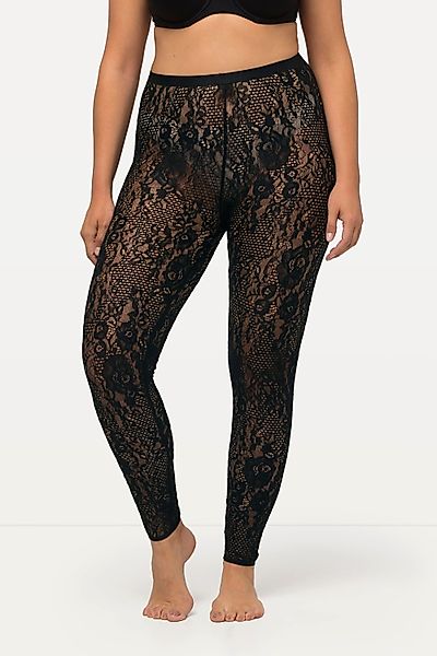 Ulla Popken Feinstrumpfhose Strumpf-Leggings Spitze günstig online kaufen