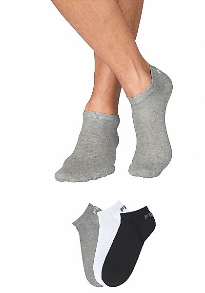 Fila Socken "UNISEX INVISIBLE PLAIN SOCKS" 3 Stk. tlg. mit eingestricktem L günstig online kaufen