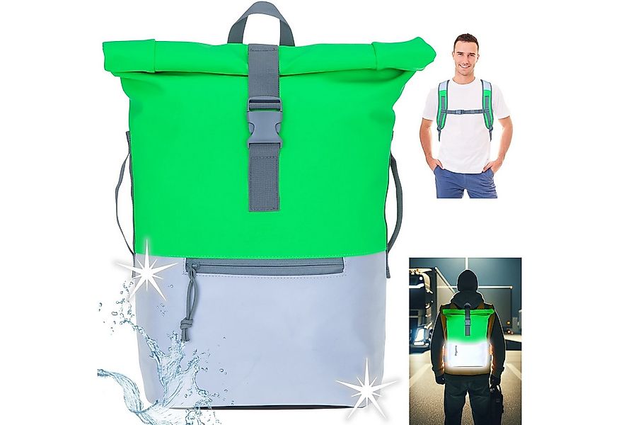 ELEPHANT Freizeitrucksack Time Bag Reflecitve Signal Neon Arbeitsrucksack, günstig online kaufen