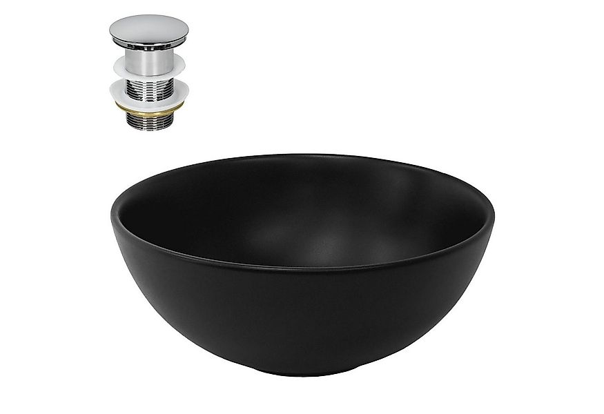 LuxeBath Waschbecken Aufsatzwaschbecken aus Keramik Waschtisch für Badezimm günstig online kaufen