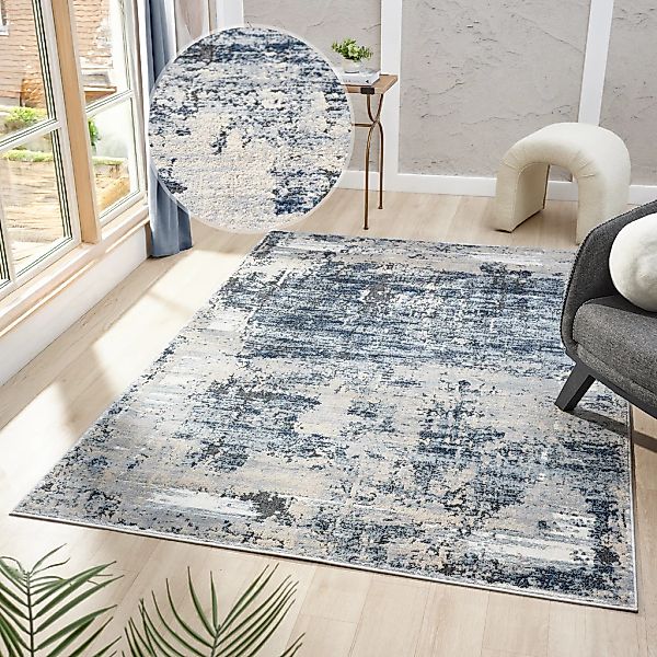 my home Teppich "Hamsa" rechteckig 9 mm Höhe dezenter Glanz, Schrumpf-Garn- günstig online kaufen