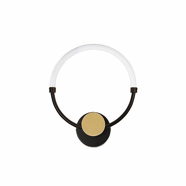 LED-Wandlampe Briana, schwarz/goldfarben, Breite 30 cm günstig online kaufen