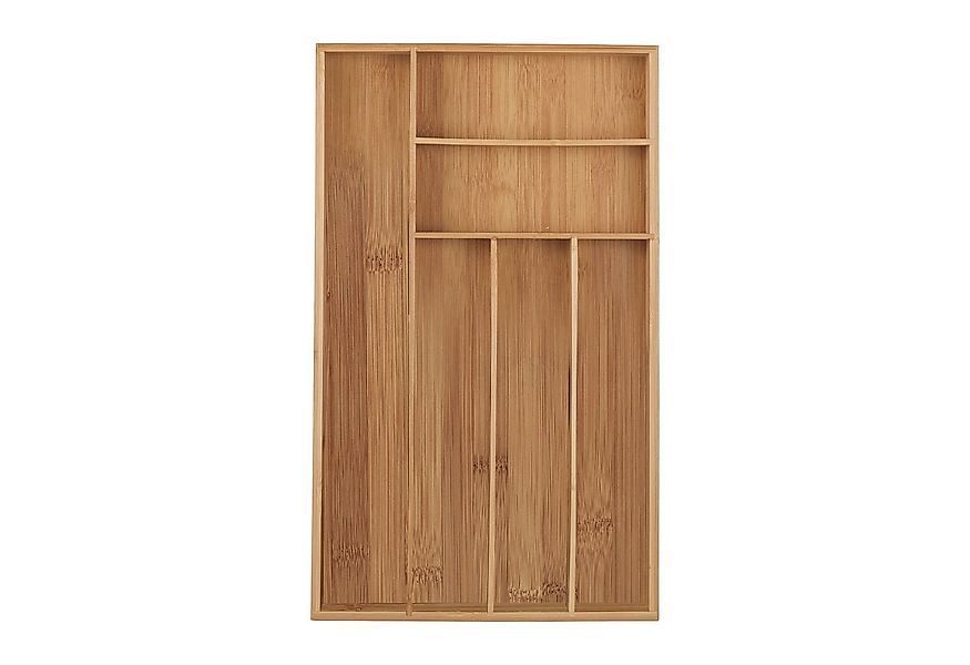 relaxdays Besteckkasten Bambus 6 Fäch günstig online kaufen