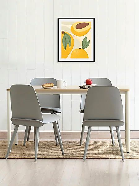 queence Bild »Floki«, Obst-Obst Bilder-Essen-Lebensmittel-Kunst-Abstrakt, ( günstig online kaufen