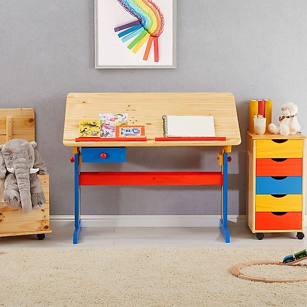 IDIMEX Kinderschreibtisch FLEXI, Kinderzimmer Lerntisch höhenverstellbar günstig online kaufen