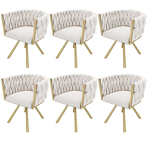 HAUSS SPOLE Esszimmerstuhl 6er set, Drehstuhl günstig online kaufen