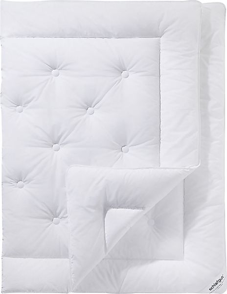 Schlafgut Microfaserbettdecke »Pure« warm 1 Stk. tlg. Bettdecke in 135x200 günstig online kaufen