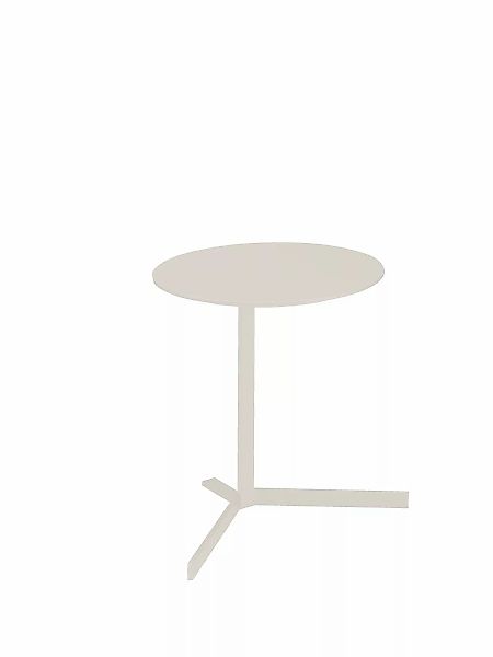 Birdy Beistelltisch rund weißbeige H: 53cm günstig online kaufen