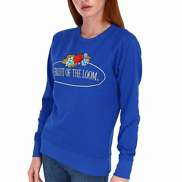 Fruit of the Loom Sweatshirt leichtes Damen Sweatshirt mit Vintage-Logo günstig online kaufen