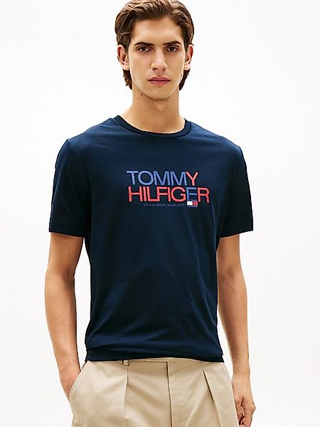 Tommy Hilfiger T-Shirt BRAND LOVE BIG TEXT Regular fit mit Rundhalsausschni günstig online kaufen