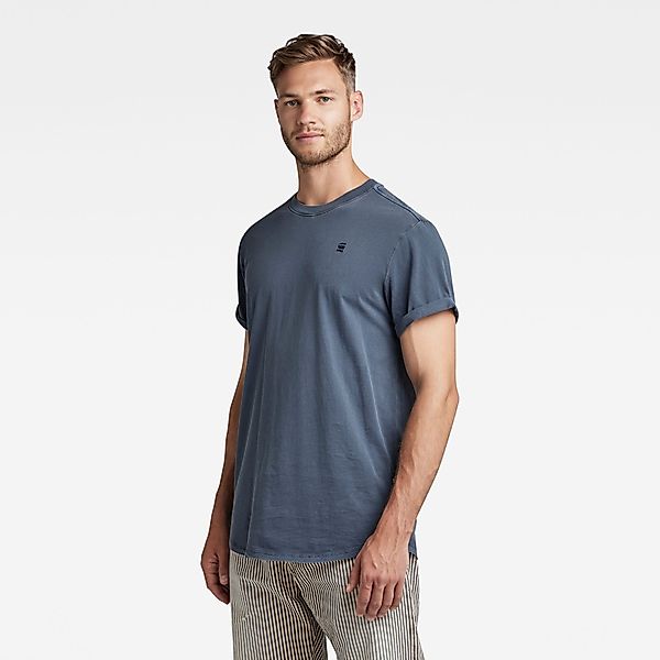 G-STAR Kurzarmshirt Lash Rundhals, Logoapplikation günstig online kaufen