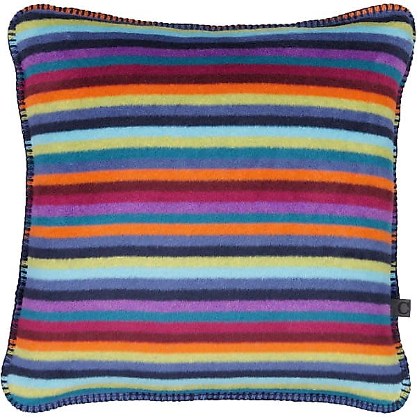 Cawö Kissenhüllen Lifestyle Streifen 70480 - Farbe: multicolor dunkel - 84 günstig online kaufen