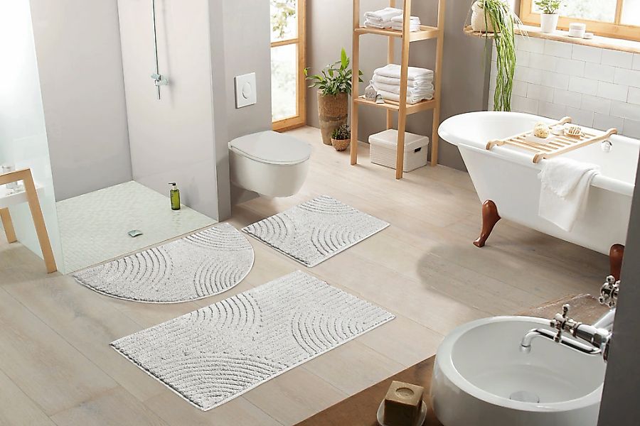 my home Badematte »Ognon, Scandi, Boho, modernes Muster«, rutschhemmend bes günstig online kaufen
