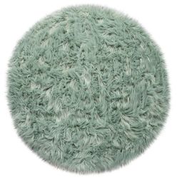 Paco Home Fellteppich "Playa 960" rund 64 mm Höhe Kunstfell, Flokati-Optik, günstig online kaufen