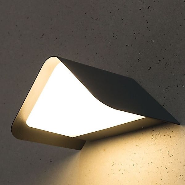 HEITRONIC LED Wandleuchte "Java" LED-Modul 1 Stk. Warmweiß Wandlampe, Außen günstig online kaufen