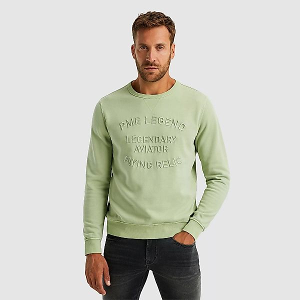 PME LEGEND Sweatshirt "Crewneck gd terry", mit Schriftzug günstig online kaufen