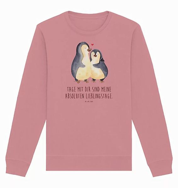 Mr. & Mrs. Panda Longpullover Pinguin umarmen Größe L - Canyon Pink - Gesch günstig online kaufen