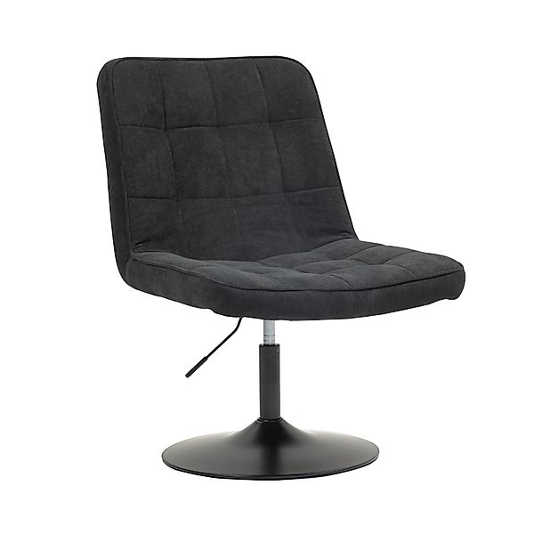 Svita Henry Loungestuhl Polsterstuhl Drehsessel Drehfuß Loungesessel Cordbe günstig online kaufen