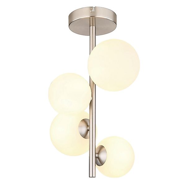 Globo Lighting Deckenleuchte   ¦ silber ¦ Maße (cm): B: 27 H: 40 T: 23.0 La günstig online kaufen