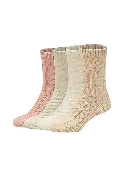 s.Oliver Socken "Socken 4er Pack" 4er Pack Stylisches Zopfmuster für einen günstig online kaufen